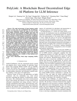 PolyLink: A Blockchain Based Decentralized Edge AI Platform for LLM Inference