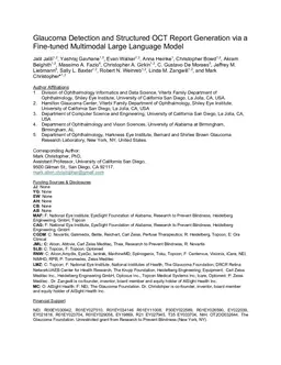 Glaucoma Detection and Structured OCT Report Generation via a Fine-tuned Multimodal Large Language Model