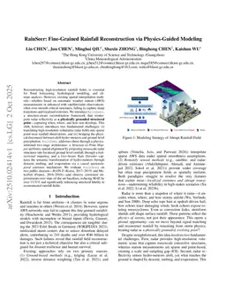 RainSeer: Fine-Grained Rainfall Reconstruction via Physics-Guided Modeling