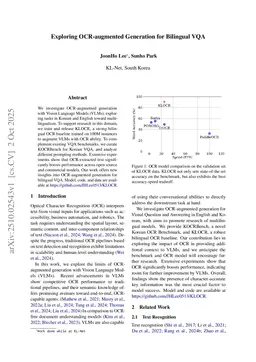 Exploring OCR-augmented Generation for Bilingual VQA