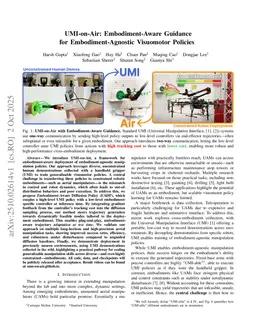 UMI-on-Air: Embodiment-Aware Guidance for Embodiment-Agnostic Visuomotor Policies