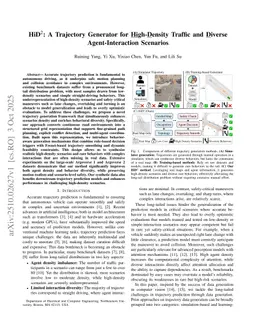 A Trajectory Generator for High-Density Traffic and Diverse Agent-Interaction Scenarios