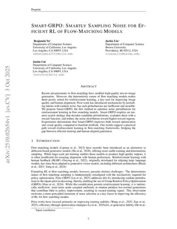 Smart-GRPO: Smartly Sampling Noise for Efficient RL of Flow-Matching Models