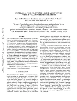STSM-FiLM: A FiLM-Conditioned Neural Architecture for Time-Scale Modification of Speech