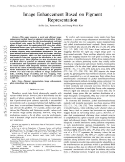 Image Enhancement Based on Pigment Representation