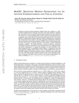 MoGIC: Boosting Motion Generation via Intention Understanding and Visual Context