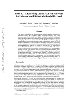 Retrv-R1: A Reasoning-Driven MLLM Framework for Universal and Efficient Multimodal Retrieval