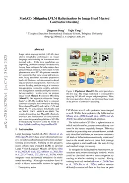 MaskCD: Mitigating LVLM Hallucinations by Image Head Masked Contrastive Decoding