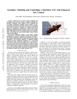 YawSitter: Modeling and Controlling a Tail-Sitter UAV with Enhanced Yaw Control