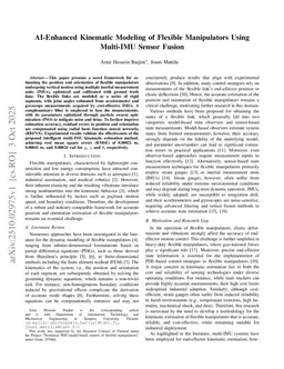 AI-Enhanced Kinematic Modeling of Flexible Manipulators Using Multi-IMU Sensor Fusion