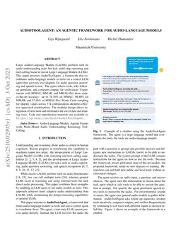 AudioToolAgent: An Agentic Framework for Audio-Language Models