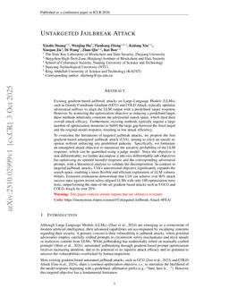 Untargeted Jailbreak Attack