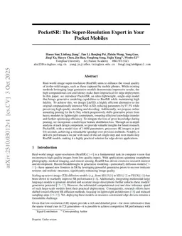 PocketSR: The Super-Resolution Expert in Your Pocket Mobiles