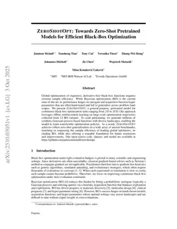 ZeroShotOpt: Towards Zero-Shot Pretrained Models for Efficient Black-Box Optimization