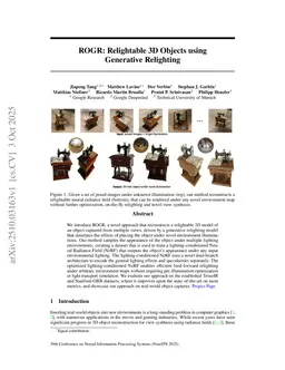 ROGR: Relightable 3D Objects using Generative Relighting