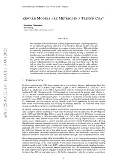 Reward Models are Metrics in a Trench Coat