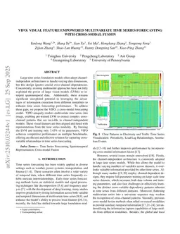VIFO: Visual Feature Empowered Multivariate Time Series Forecasting with Cross-Modal Fusion