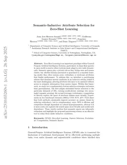 Semantic-Inductive Attribute Selection for Zero-Shot Learning