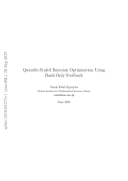 Quantile-Scaled Bayesian Optimization Using Rank-Only Feedback