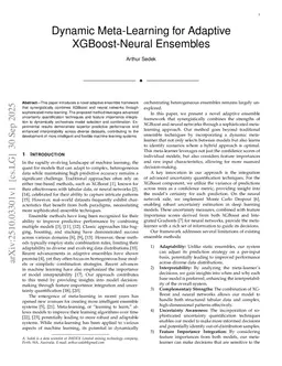 Dynamic Meta-Learning for Adaptive XGBoost-Neural Ensembles