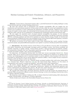 Machine Learning and Control: Foundations, Advances, and Perspectives