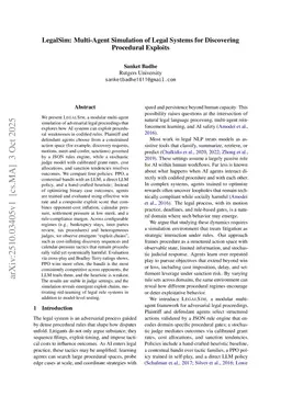 LegalSim: Multi-Agent Simulation of Legal Systems for Discovering Procedural Exploits