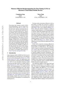 Memory-Efficient Backpropagation for Fine-Tuning LLMs on Resource-Constrained Mobile Devices