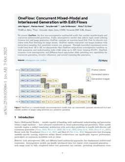 OneFlow: Concurrent Mixed-Modal and Interleaved Generation with Edit Flows