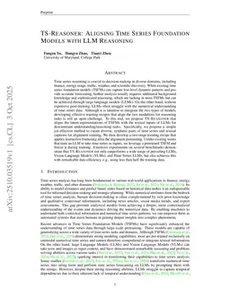 TS-Reasoner: Aligning Time Series Foundation Models with LLM Reasoning