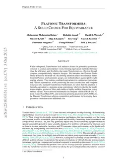 Platonic Transformers: A Solid Choice For Equivariance