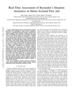 Real-Time Assessment of Bystander Situation Awareness in Drone-Assisted First Aid