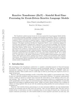 Reactive Transformer (RxT) -- Stateful Real-Time Processing for Event-Driven Reactive Language Models