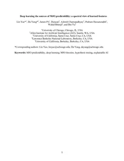 Deep learning the sources of MJO predictability: a spectral view of learned features