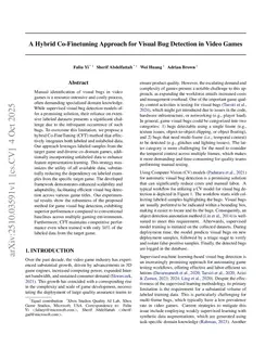 A Hybrid Co-Finetuning Approach for Visual Bug Detection in Video Games