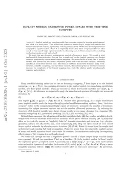 Implicit Models: Expressive Power Scales with Test-Time Compute