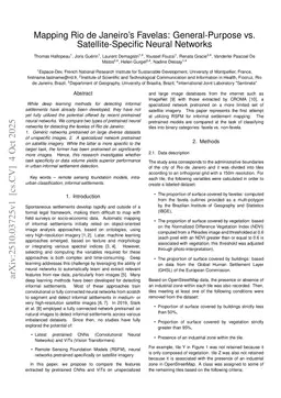 Mapping Rio de Janeiro's favelas: general-purpose vs. satellite-specific neural networks