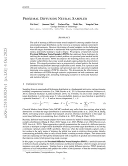 Proximal Diffusion Neural Sampler