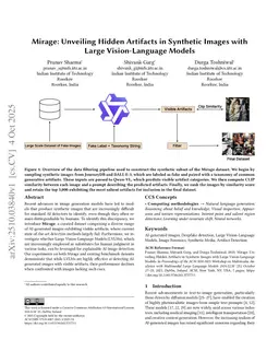 Mirage: Unveiling Hidden Artifacts in Synthetic Images with Large Vision-Language Models