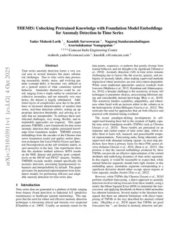 THEMIS: Unlocking Pretrained Knowledge with Foundation Model Embeddings for Anomaly Detection in Time Series