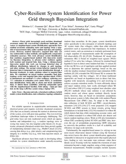 Cyber-Resilient System Identification for Power Grid through Bayesian Integration