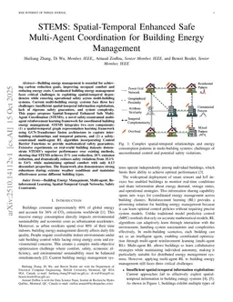 STEMS: Spatial-Temporal Enhanced Safe Multi-Agent Coordination for Building Energy Management