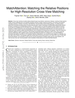 MatchAttention: Matching the Relative Positions for High-Resolution Cross-View Matching