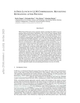 A Free Lunch in LLM Compression: Revisiting Retraining after Pruning