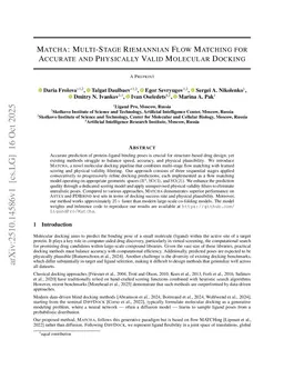 Matcha: Multi-Stage Riemannian Flow Matching for Accurate and Physically Valid Molecular Docking