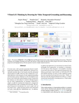 VTimeCoT: Thinking by Drawing for Video Temporal Grounding and Reasoning