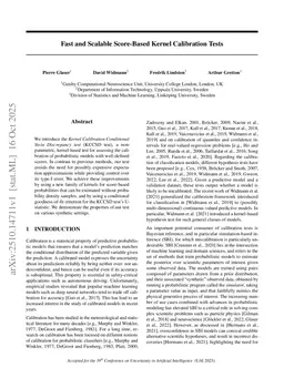 Fast and Scalable Score-Based Kernel Calibration Tests
