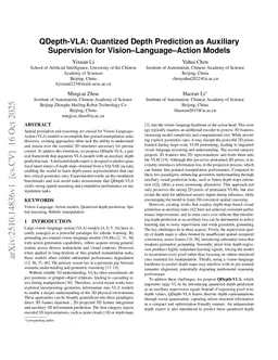 QDepth-VLA: Quantized Depth Prediction as Auxiliary Supervision for Vision-Language-Action Models