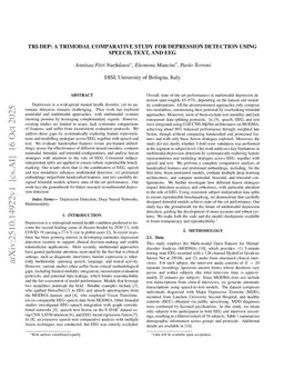 TRI-DEP: A Trimodal Comparative Study for Depression Detection Using Speech, Text, and EEG