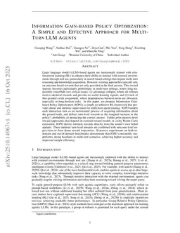 Information Gain-based Policy Optimization: A Simple and Effective Approach for Multi-Turn LLM Agents