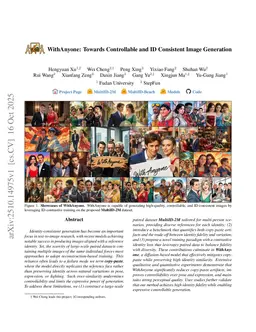 WithAnyone: Towards Controllable and ID Consistent Image Generation
